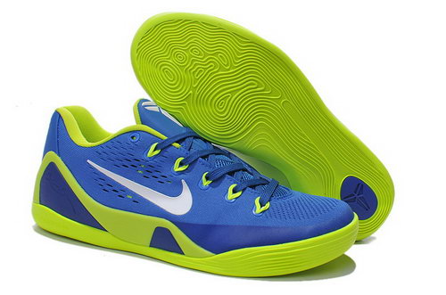 Mens Nike Zoom Kobe 9 Shoes Green Blue White Germany